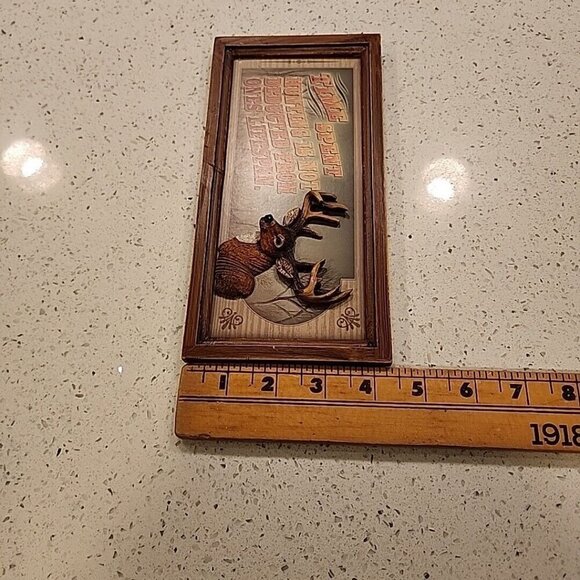 3d Deer Wall Hanging Time Spent Hunting Is Not Deducted From Ones Life Span - Picture 5 of 7